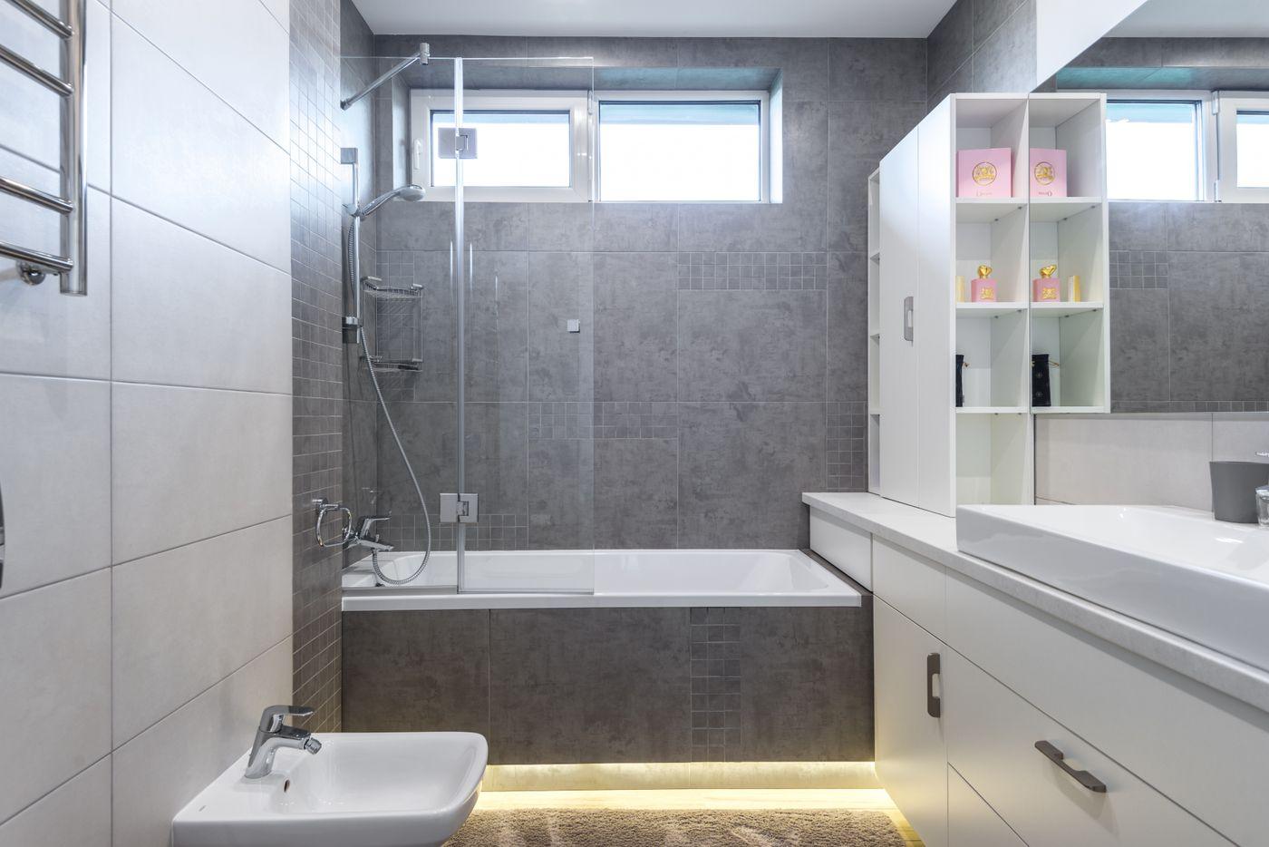 Salle de bain 4,5 m², douche à l’italienne